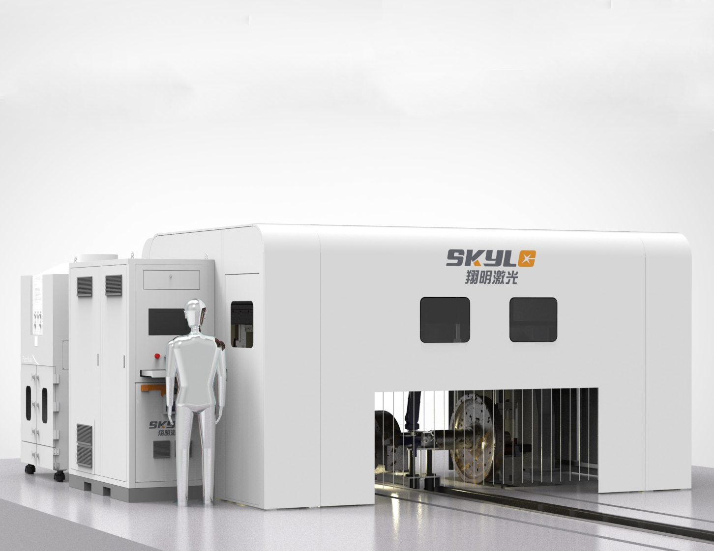 Fully Automated Laser Cleaning Equipment For Train Wheelset